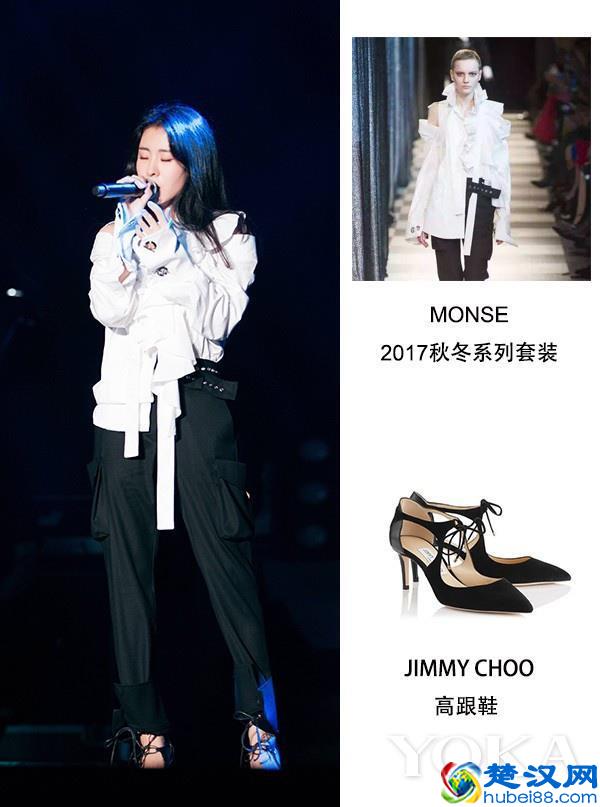 张碧晨穿上白色衣服比她歌声还撩人 同款衣服都给我来一打！