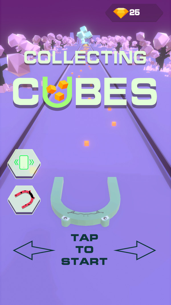 收集沙滩立方体