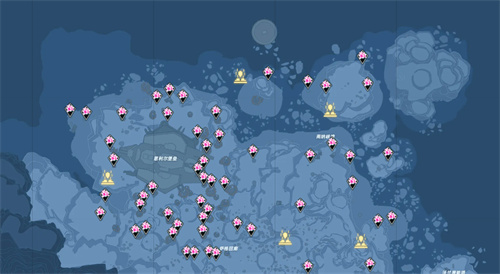《幻塔》雪鹃采集位置路线分享 雪鹃位置截图1