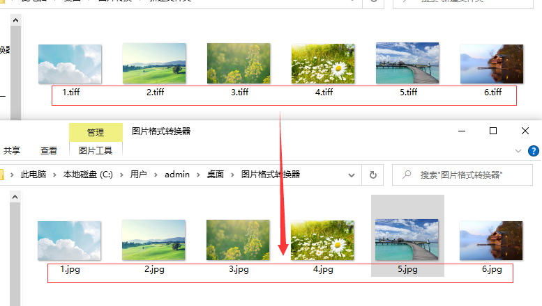 tiff怎么批量转化成jpg或png?