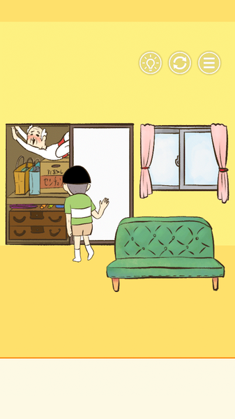 爷爷还没出现逃脱游戏