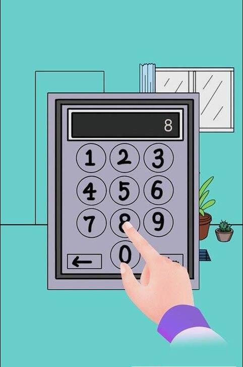 爸爸把我锁在家里了