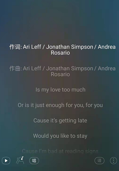 网易云音乐怎么关掉歌词中文翻译