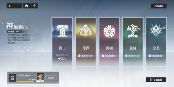 《深空之眼》神域模拟冥王4600分攻略 深空之眼神域模拟冥王怎么过1