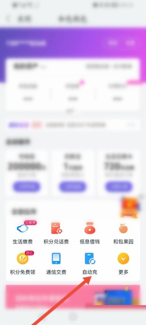和家亲如何打开自动充值