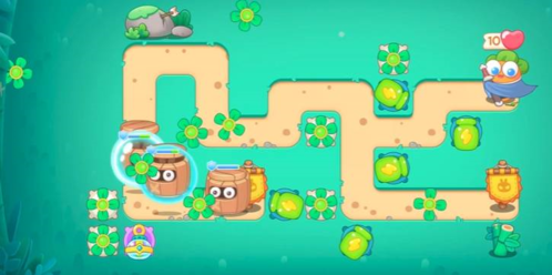 《保卫萝卜4》卧兔藏龙第29关攻略 保卫萝卜4第29关怎么过5