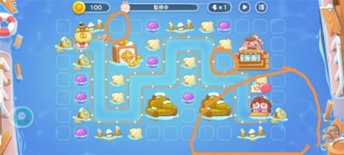 《保卫萝卜4》阿波尼克号第35关满星攻略 保卫萝卜4阿波尼克号35关满星通关攻略1