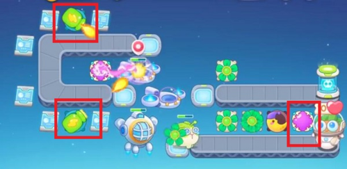 《保卫萝卜4》太空穿越第二关满星攻略 保卫萝卜4太空穿越第2关满星通关攻略3