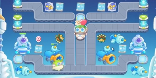 《保卫萝卜4》太空穿越第23关满星攻略 保卫萝卜4太空穿越23关满星通关攻略1