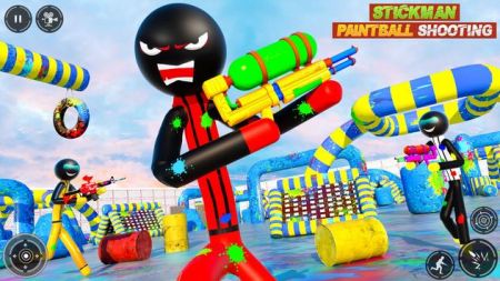 火柴人彩弹射击最新版