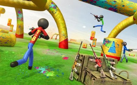 火柴人彩弹射击最新版