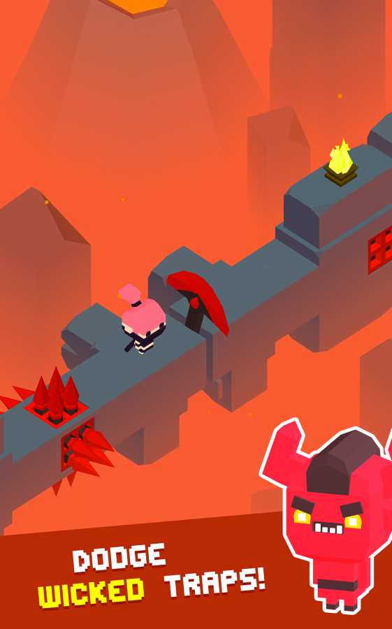 奔跑在危险废墟