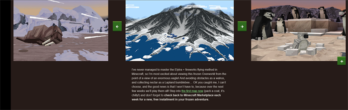 《我的世界》联动BBC纪录片 推出《冰冻星球》地图 《我的世界》联动BBC纪录片 推出《冰冻星球》地图