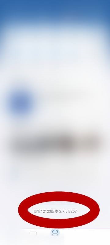 交管12123怎么查看版本号