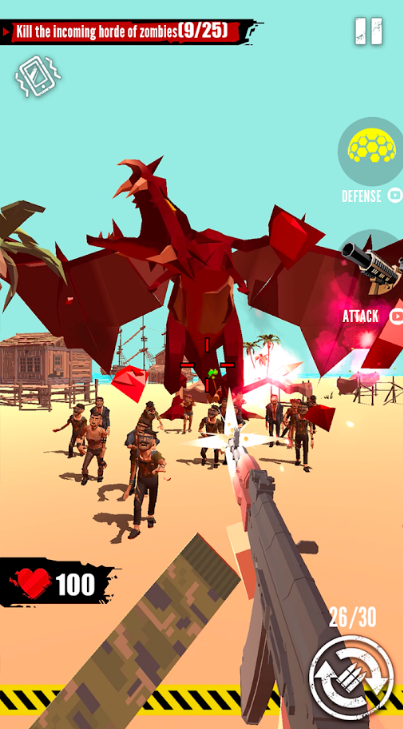 Merge Gun Shoot Zombie