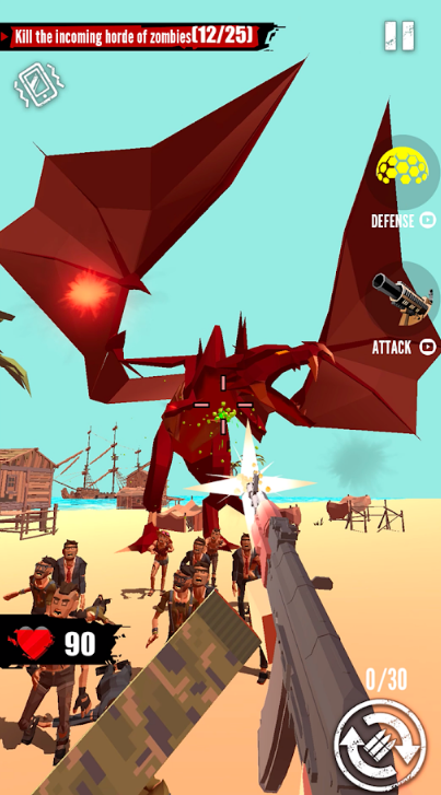 Merge Gun Shoot Zombie