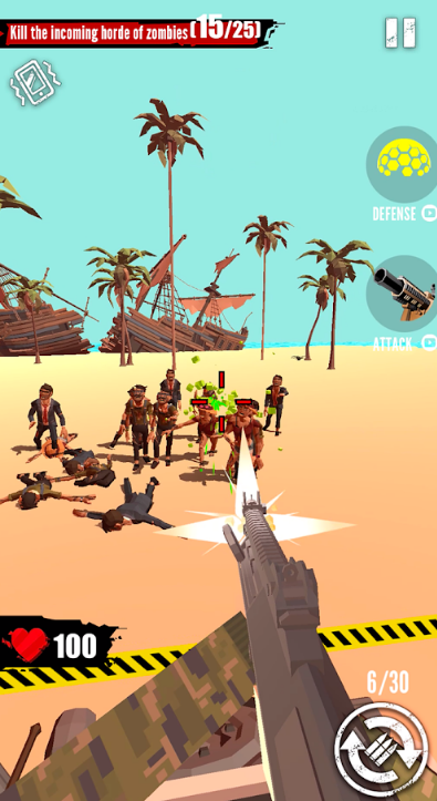 Merge Gun Shoot Zombie