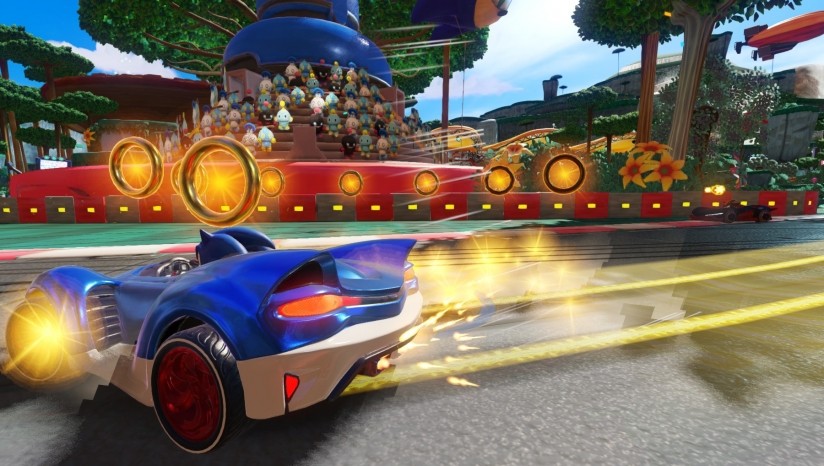 sonic racing car