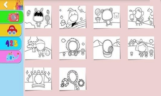 史莱姆涂色画板