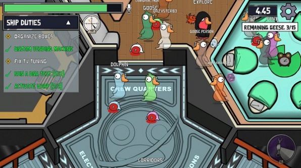 太空鹅鸭杀手游