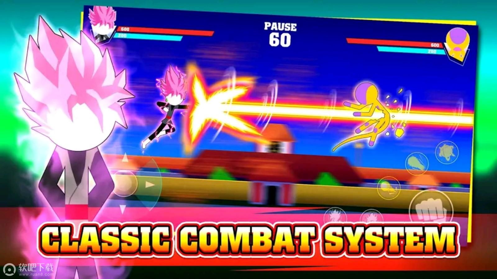 火柴人英雄战士超级龙之战锦标赛