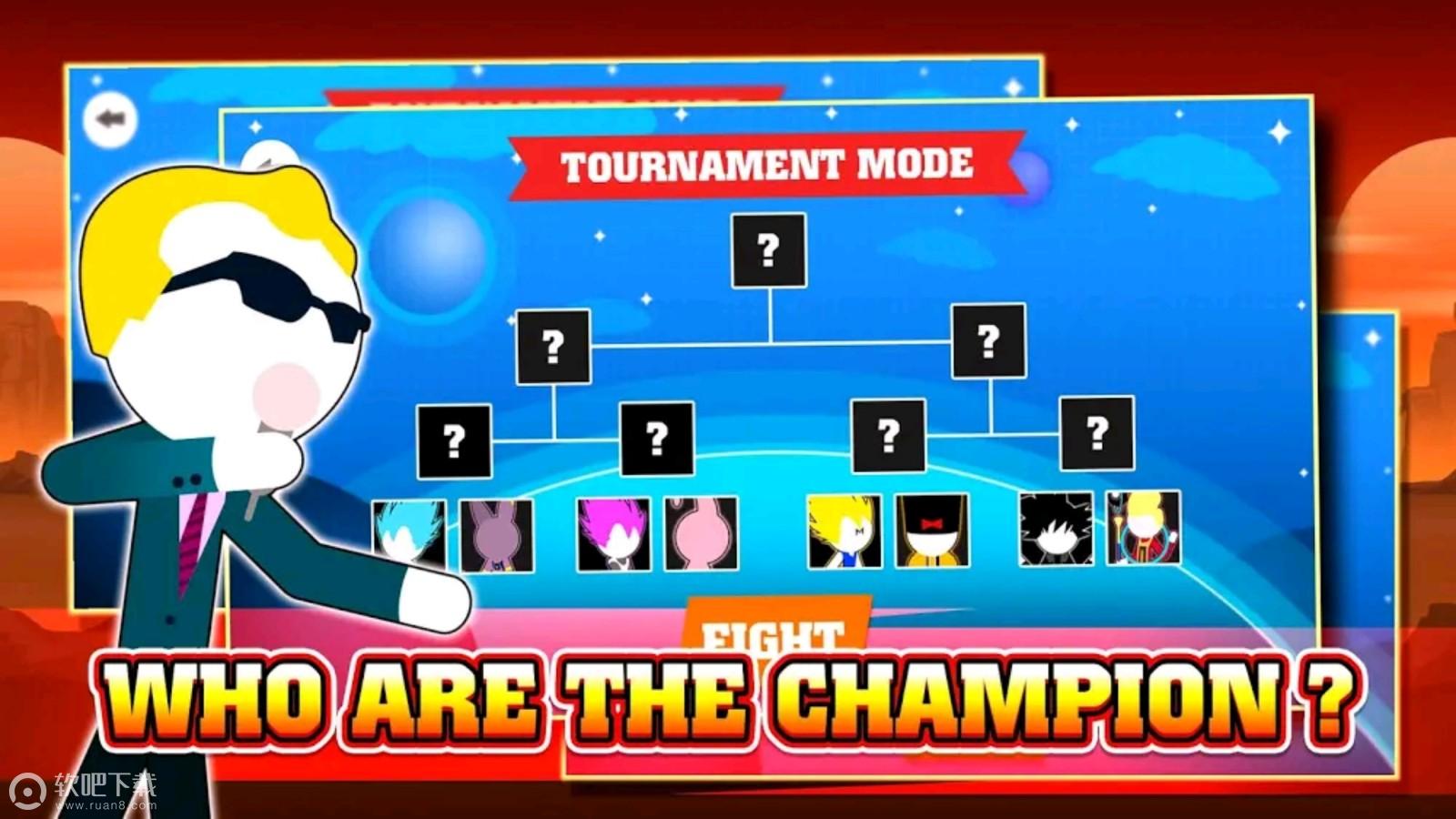 火柴人英雄战士超级龙之战锦标赛