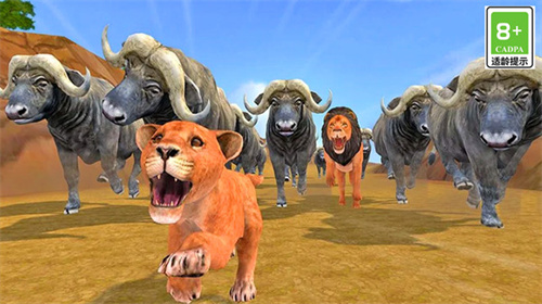 荒野动物狮子模拟最新版