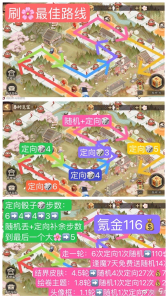 《阴阳师》春时觅宝最佳路线分享 阴阳师3