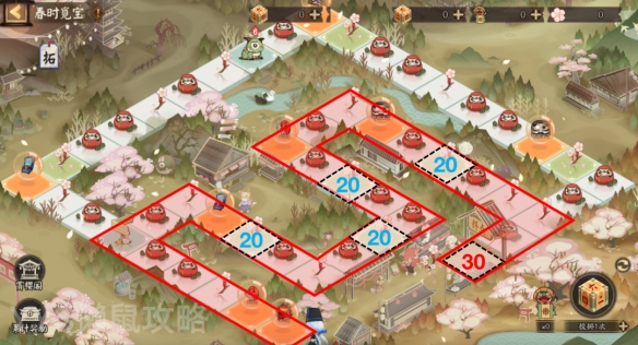 《阴阳师》春时觅宝路线推荐分享 阴阳师2