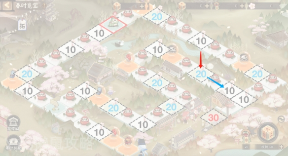 《阴阳师》春时觅宝路线推荐分享 阴阳师4