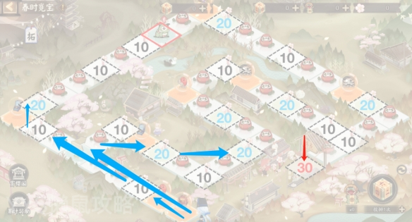 《阴阳师》春时觅宝路线推荐分享 阴阳师5