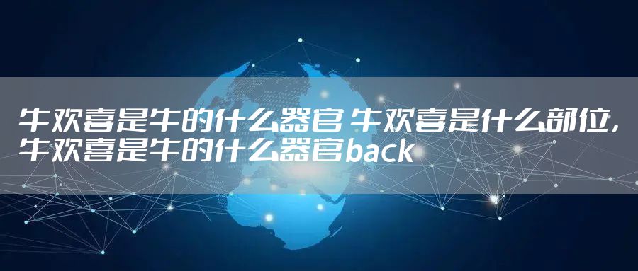 牛欢喜是牛的什么器官 牛欢喜是什么部位,牛欢喜是牛的什么器官back