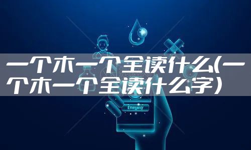 一个木一个全读什么（一个木一个全读什么字）