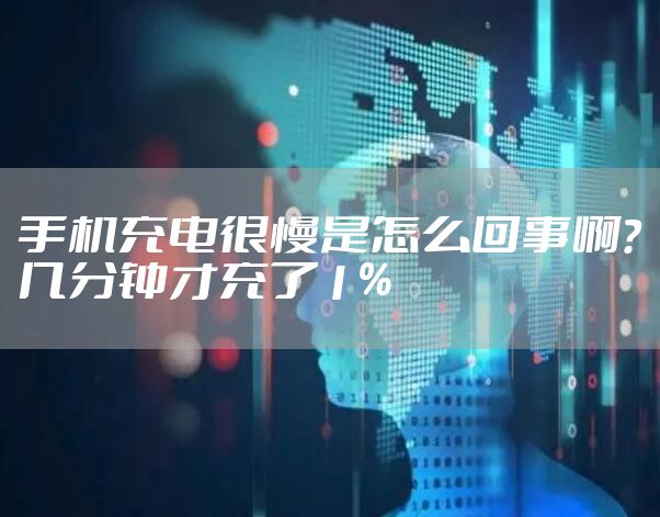 手机充电很慢是怎么回事啊？几分钟才充了1%