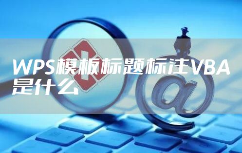 WPS模板标题标注VBA是什么