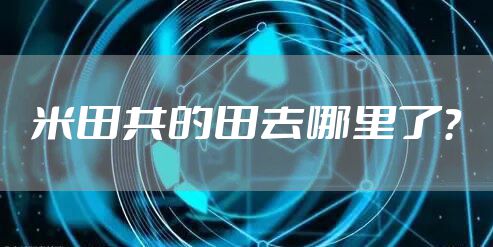 米田共的田去哪里了？
