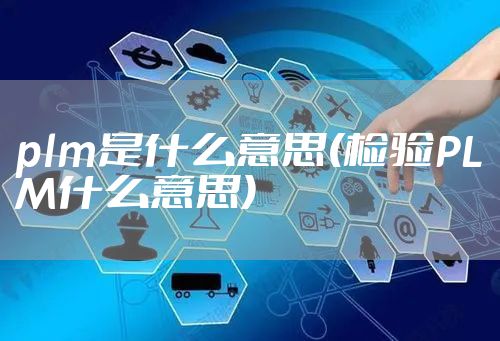 plm是什么意思(检验PLM什么意思)