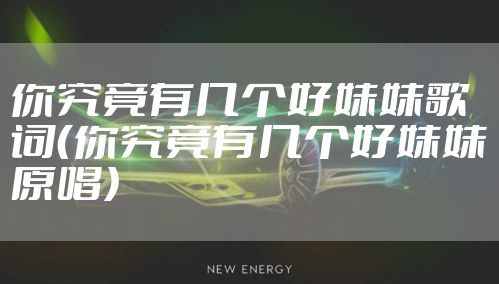 你究竟有几个好妹妹歌词(你究竟有几个好妹妹原唱)