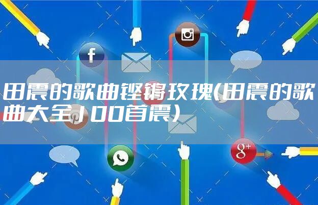 田震的歌曲铿锵玫瑰（田震的歌曲大全100首震）
