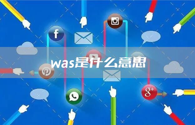 was是什么意思