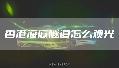 香港海底隧道怎么观光