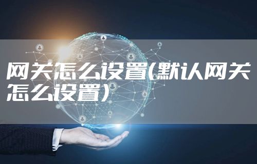 网关怎么设置(默认网关怎么设置)