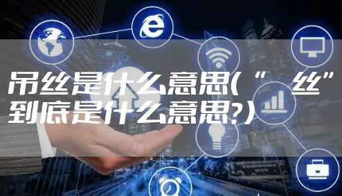 吊丝是什么意思(“屌丝”到底是什么意思?)