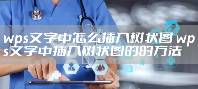 wps文字中怎么插入树状图 wps文字中插入树状图的的方法