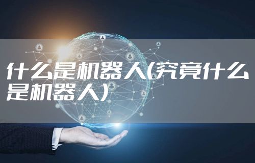 什么是机器人（究竟什么是机器人）