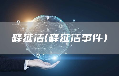 释延洁（释延洁事件）