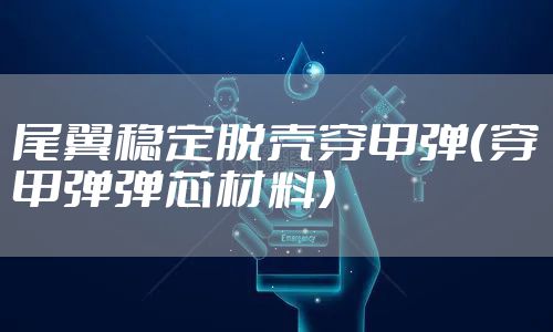 尾翼稳定脱壳穿甲弹（穿甲弹弹芯材料）