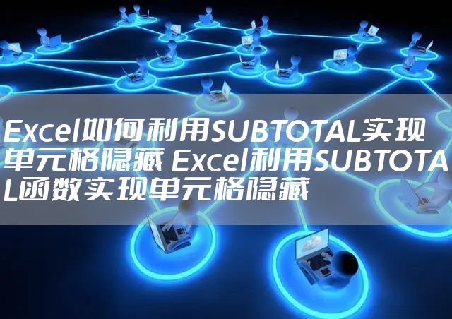 Excel如何利用SUBTOTAL实现单元格隐藏 Excel利用SUBTOTAL函数实现单元格隐藏