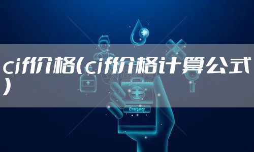 cif价格(cif价格计算公式)