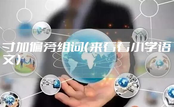 寸加偏旁组词（来看看小学语文）